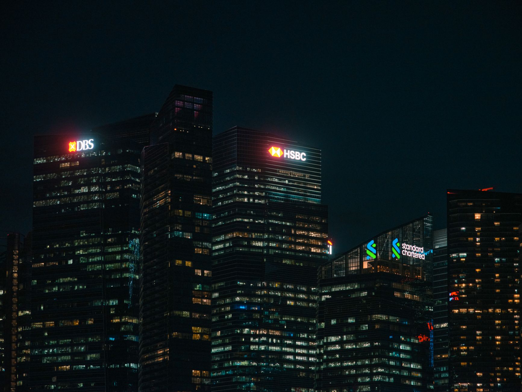 Private Banking Singapore financial district backdrop